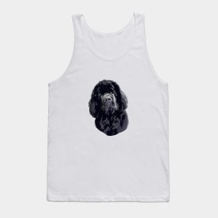 Newfoundland Cute Head Tilt Tank Top